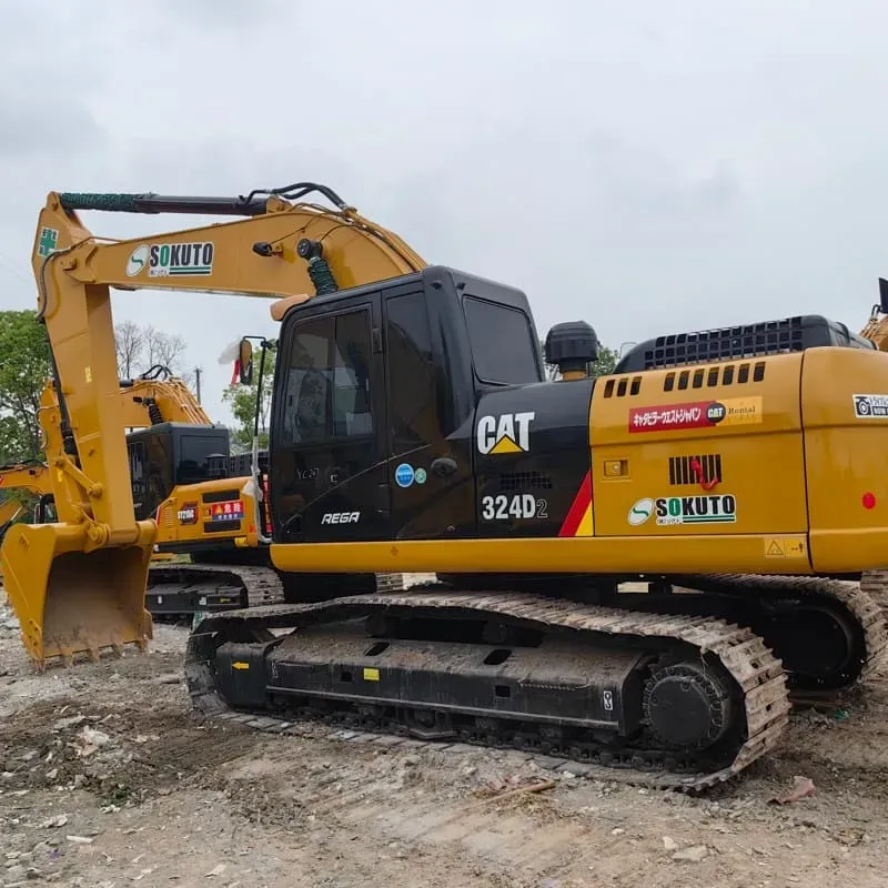 Used Caterpillar 324D2 excavator