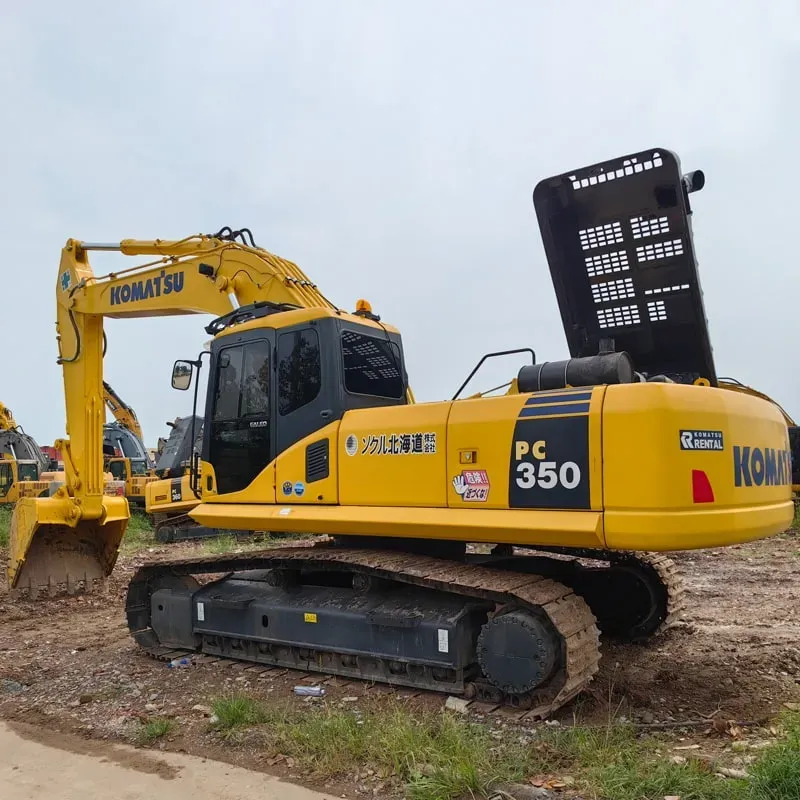 Used Komatsu 350-7 excavator