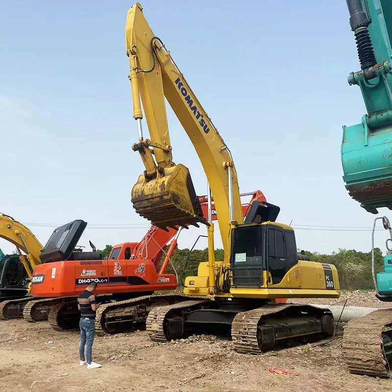 Used Komatsu 360-7 excavator