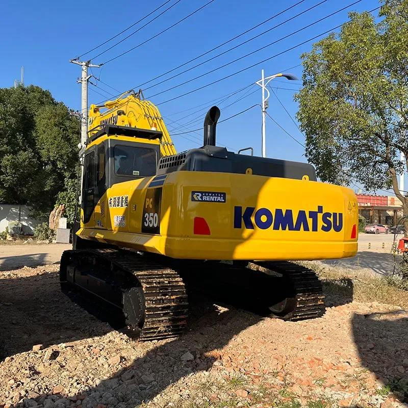 Used Komatsu 350-7 excavator