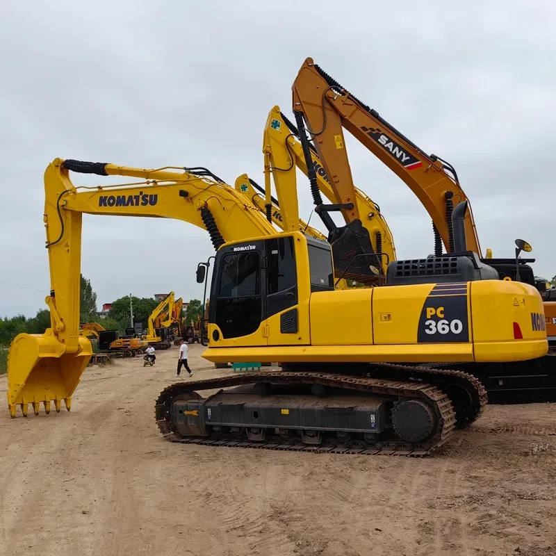 Used Komatsu 360-8 excavator