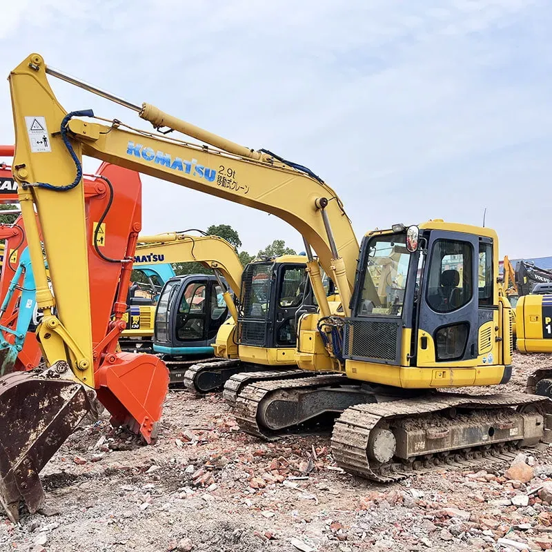 Used Komatsu 128-8 excavator