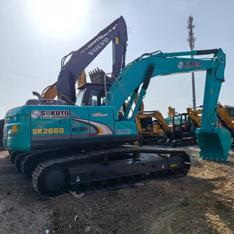 Used Kobelco SK200D excavator