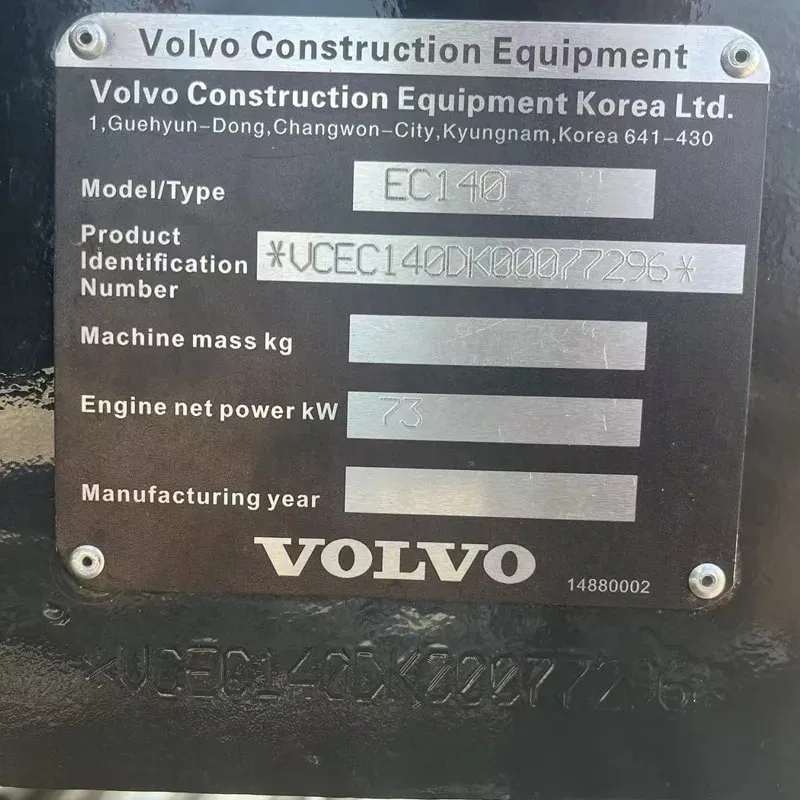 UsedVolvo 140Excavator