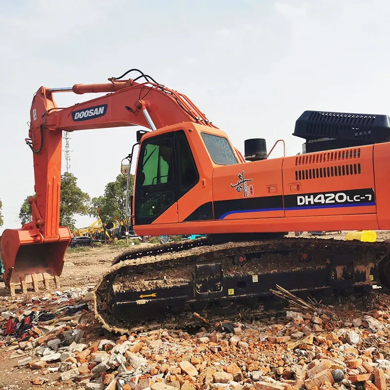 Used Doosan DX420-7 excavator