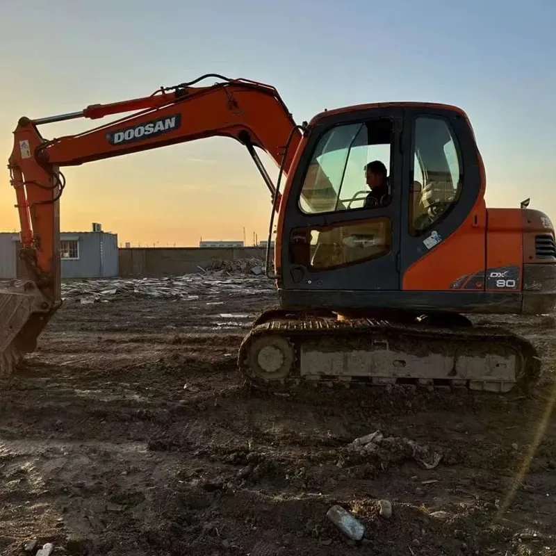 Used Doosan DX80 excavator