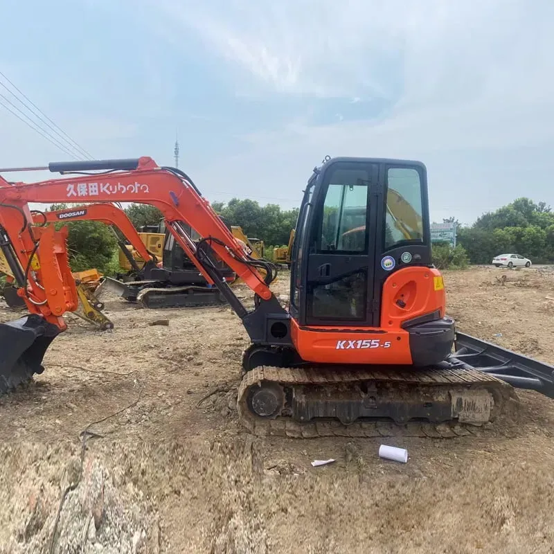 Used Kubota KX155-5 excavator