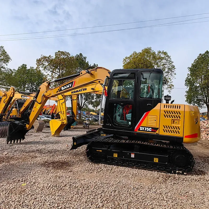 Used Sany 75 excavator