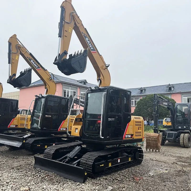 Used Sany 75 excavator