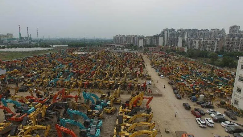 Used excavator