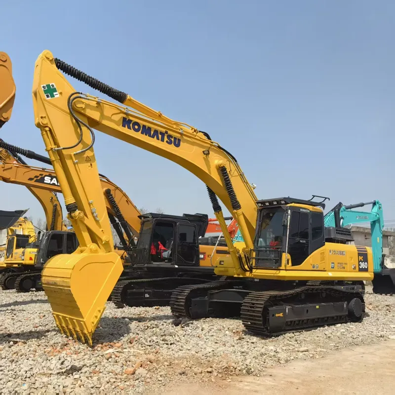 Used Komatsu 360-8 excavator