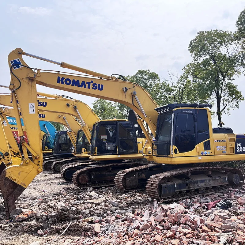 Used Komatsu 200 - 8 excavator
